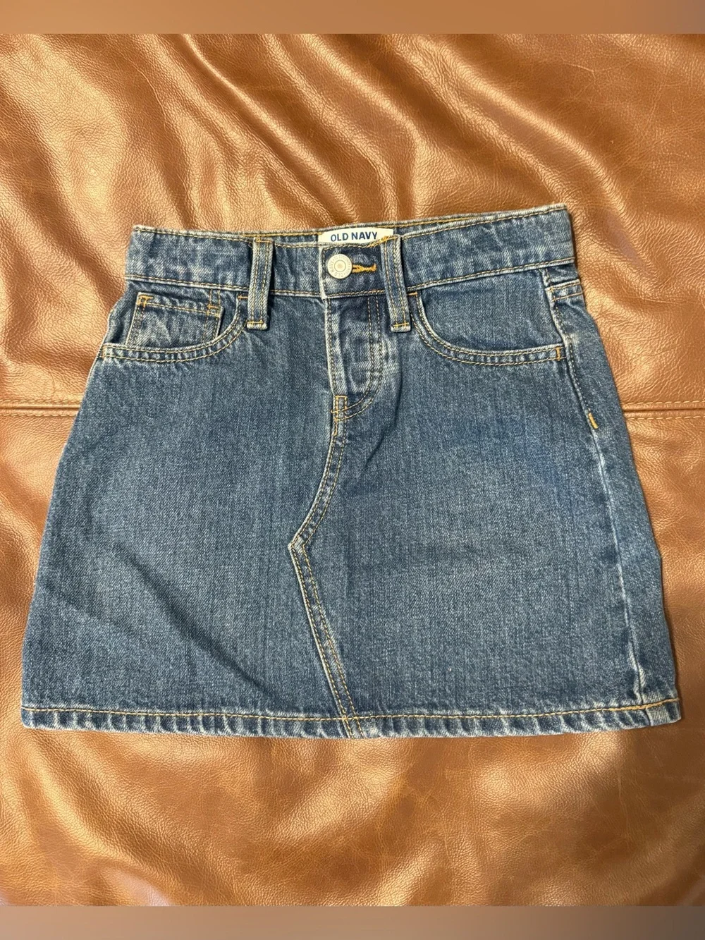 Old Navy Girls Blue Denim Mini Skirt